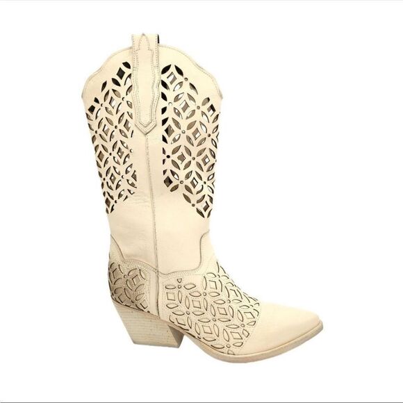 NEW Golo western cowgirl Boot Laser Cut size 10 - Picture 1 of 8